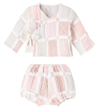 Baby Mai cotton-blend top and bloomers set | Bebe Organic