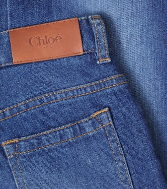 Mid-rise wide-leg jeans | Chloé Kids