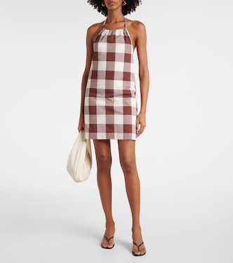 Robe Callie en coton à carreaux vichy | Posse