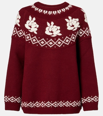 Patterned wool sweater | Magda Butrym