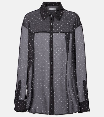 Peri polka-dot shirt | The Frankie Shop