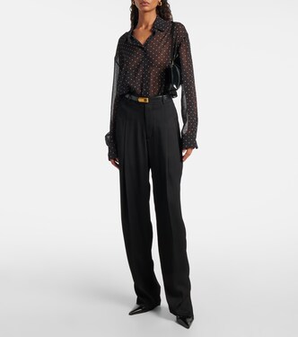 Peri polka-dot shirt | The Frankie Shop