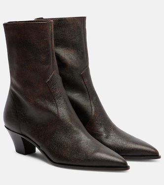 Ankle Boots Brunswick 45 aus Leder | Aquazzura