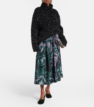 Jupe midi imprimée | Dries Van Noten