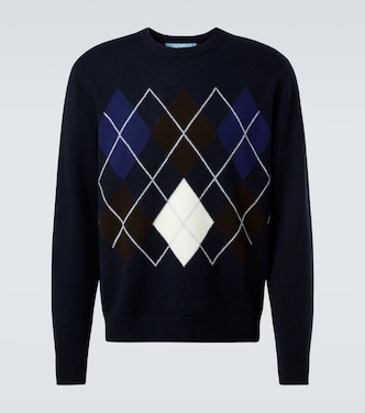 Argyle cashmere sweater | Arch4