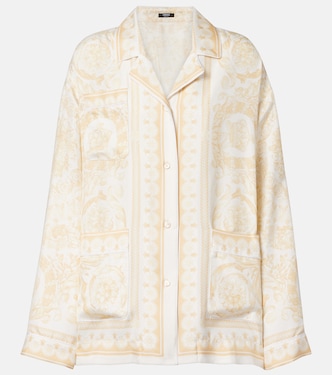 Barocco silk twill shirt | Versace