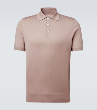 Cotton polo sweater | Brunello Cucinelli