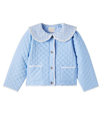 Augustina embroidered cotton jacket | Louise Misha