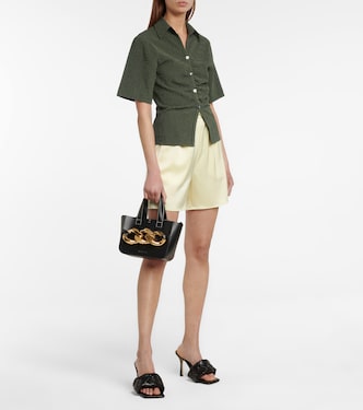 Emily drawstring satin shorts | Nanushka