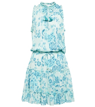 Clara tasseled printed minidress | Poupette St Barth