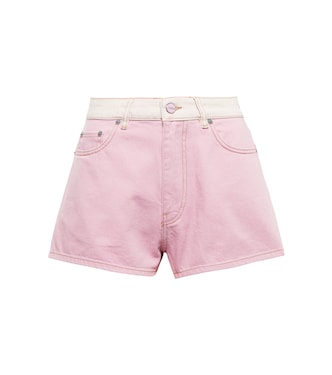 Shorts di jeans a vita alta | Ganni