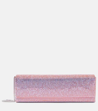 Clutch Amini Paloma con cristalli | Amina Muaddi