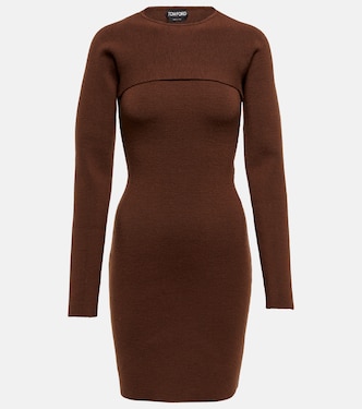 Ribbed-knit minidress | Tom Ford