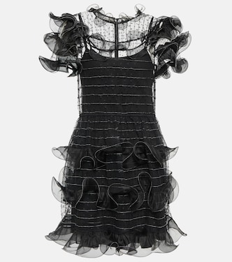 Point d'esprit tulle minidress | REDValentino