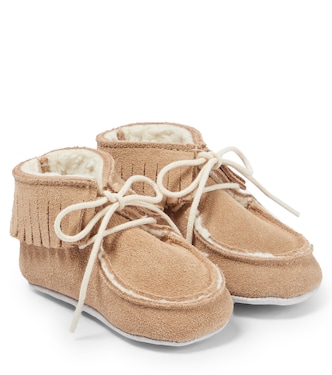 Baby - Stivaletti in suede con frange | Tartine et Chocolat