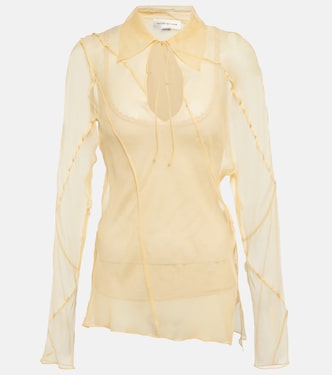 Crêpe de chine blouse | Victoria Beckham