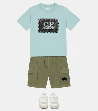 T-shirt en coton à logo | C.P. Company Kids