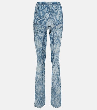 Leggings flared estampados de tiro alto | KNWLS