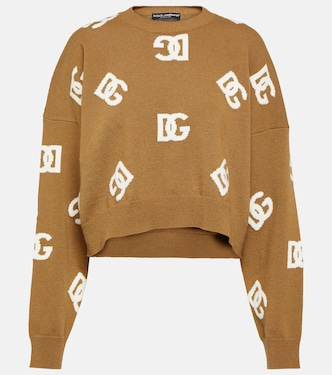 Jersey DG de lana cropped | Dolce&Gabbana