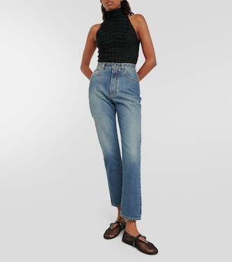 Body con scollo all’americana e stampa | Alaïa