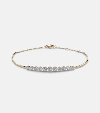 Armband aus 10kt Gelbgold mit Diamanten | Stone and Strand
