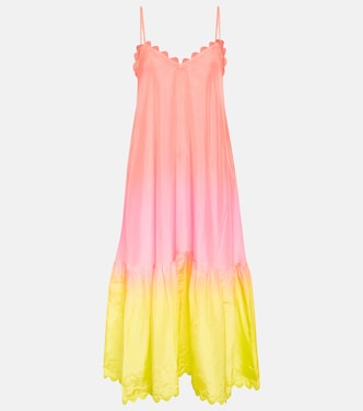Vestido midi de seda estampado | Juliet Dunn