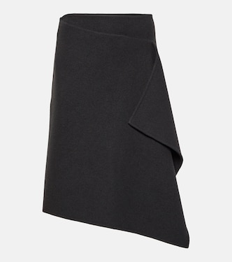 Jupe midi Bartellina en cachemire | The Row