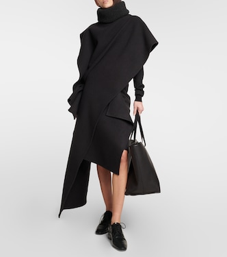 Jupe midi Bartellina en cachemire | The Row