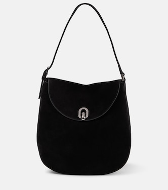 Borsa a spalla Tondo Large in suede | Savette