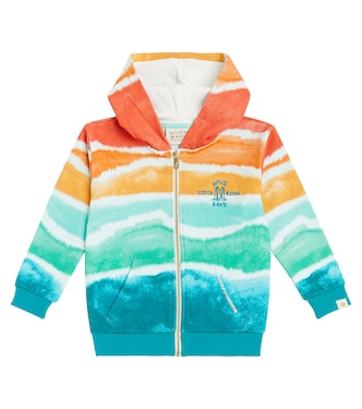 Printed cotton jersey hoodie | Scotch & Soda Kids