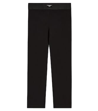 Leggings de jersey de algodón con logo | Dolce&Gabbana Kids