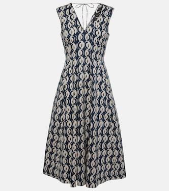 Ovidio cotton-blend poplin midi dress | 'S Max Mara