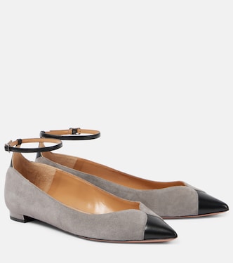 Ballerine Pinot in suede | Aquazzura