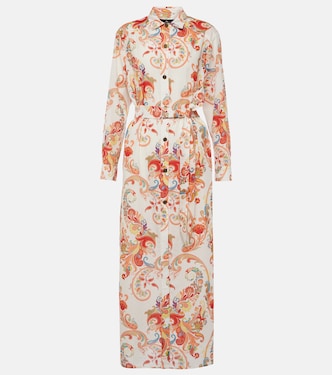 Hemdblusenkleid aus Baumwolle und Seide | Etro