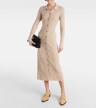 Robe midi White Label Phillips en coton mélangé | Proenza Schouler