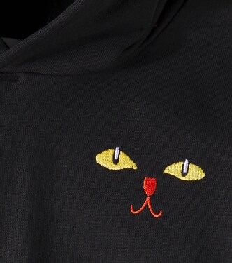 Sweat-shirt à capuche Cat Ears en coton | Mini Rodini