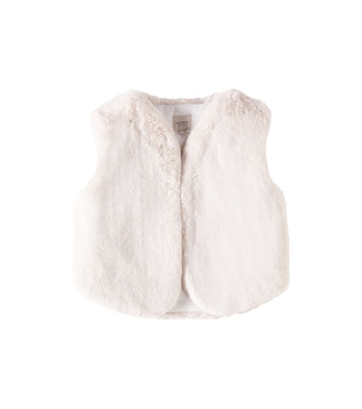 Pimmy faux shearling vest | Donsje