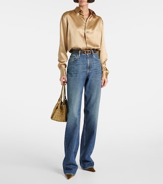 Camicia Adrien in charmeuse di seta | Ralph Lauren Collection