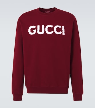 Besticktes Sweatshirt aus Baumwoll-Jersey | Gucci