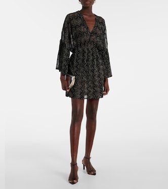 Vestido de playa de lamé en zigzag | Missoni