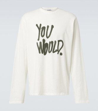 Printed cotton jersey T-shirt | Acne Studios