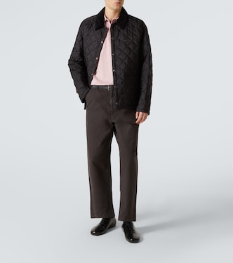 Polo de piqué de algodón | Prada