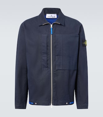 Compass cotton canvas overshirt | Stone Island