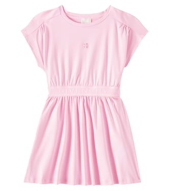 Abito in cotone con logo | Givenchy Kids