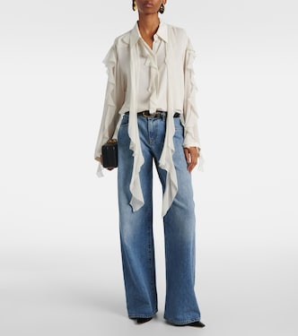 Camicia in seta con volant | Dorothee Schumacher