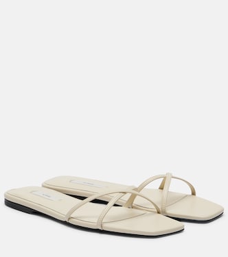 Leather slides | Toteme