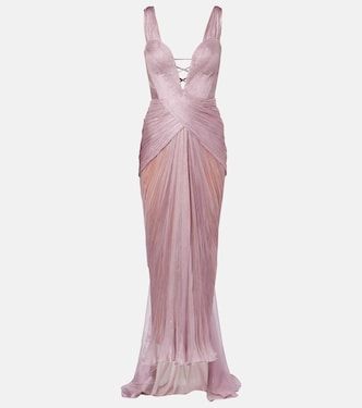 Corinna silk gown | Maria Lucia Hohan