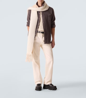 Cashmere shirt with amethyst | God's True Cashmere