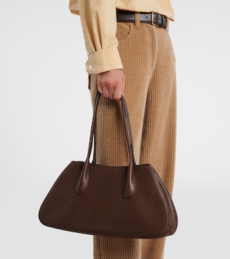 Alger Medium leather shoulder bag | The Row