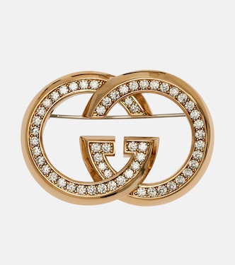 Spilla Interlocking G decorata | Gucci
